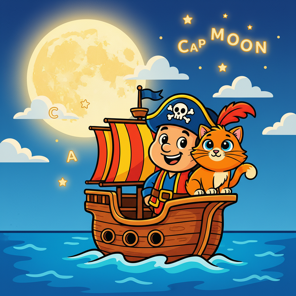 Cap and the Moon